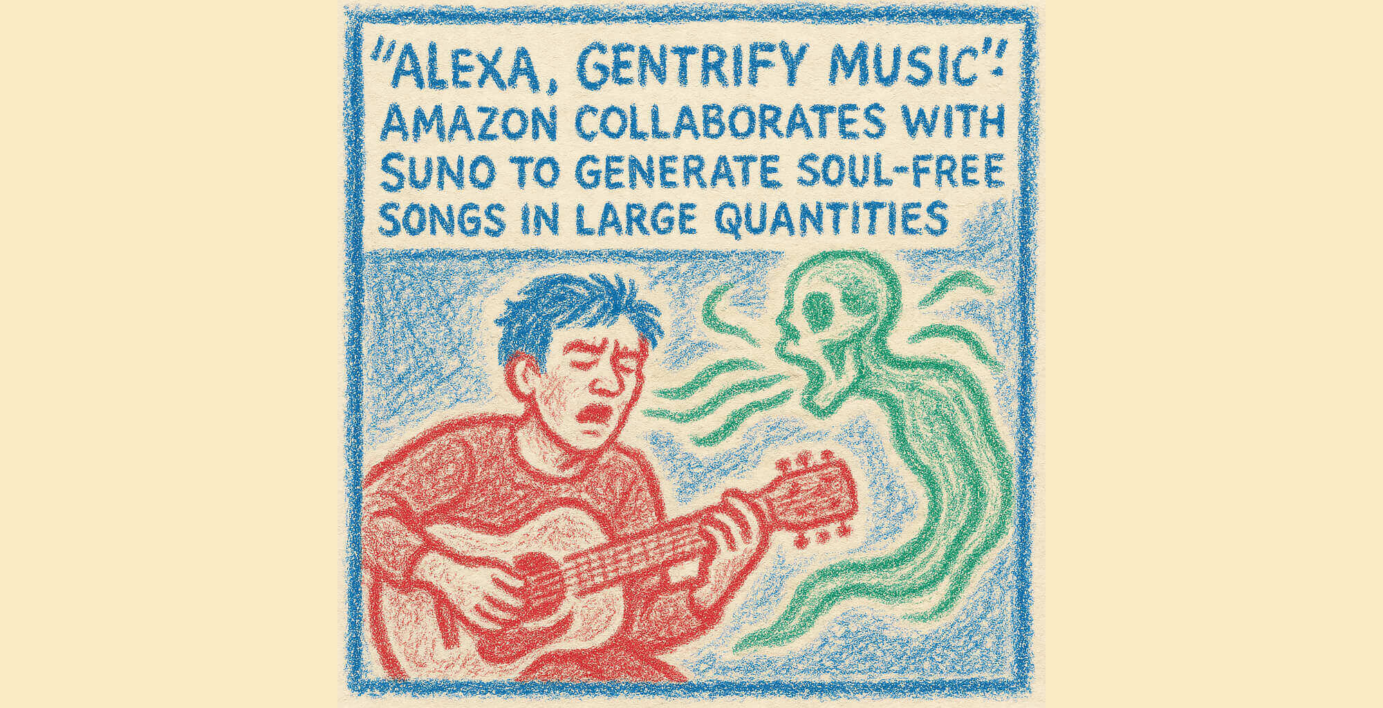 🎧 “Alexa, Gentrify Music”: Amazon Teams Up with Suno to Mass-Produce Soul-Free Songs at Scale